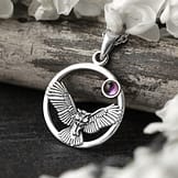 owl-in-flight-silver-pendant-hellaholics