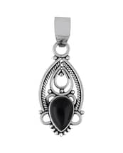 adina-black-onyx-silver-pendant-front-hellaholics