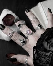 aditi-amadi-aelia-onyx-amaya-theia-gaia-rose-quartz-silver-rings-hellaholics (1)