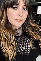 forever-yours-stainless-steel-entwined-heart-snake-necklace-on-model-worn-by-amanda