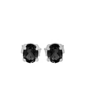 reign-cut-stone-onyx-silver-stud-earrings-hellaholics-front