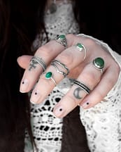 theia-malachite-gaia-devana-aventurine-silver-rings-hellaholics