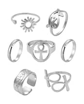 eternal-life-stainless-steel-ankh-ring-set