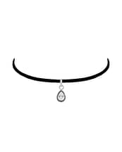 indra-clear-crystal-quartz-cut-stone-teardrop-pendant-chocker-hellaholics