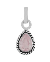 indra-rose-quartz-cut-stone-teardrop-pendant-front-hellaholics