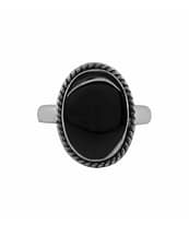 gaia-woman-black-onyx-ring-silver-front-hellaholics