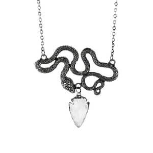 Entwine Serpent Silver Necklace