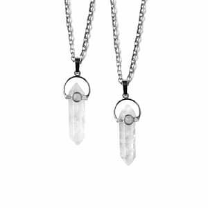 Levitate Crystal Quartz Bullet Necklace
