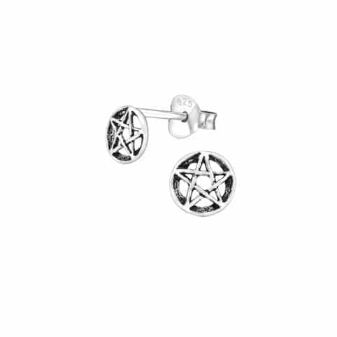 925-sterling-silver-petite-gothic-pentagram-stud-earrings-hellaholics