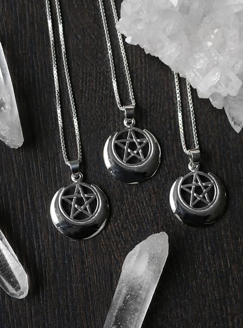 lunar-priestess-pentagram-silver-pendants