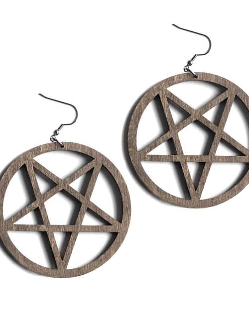 XL-pentagram-brown-earrings-hellaholics