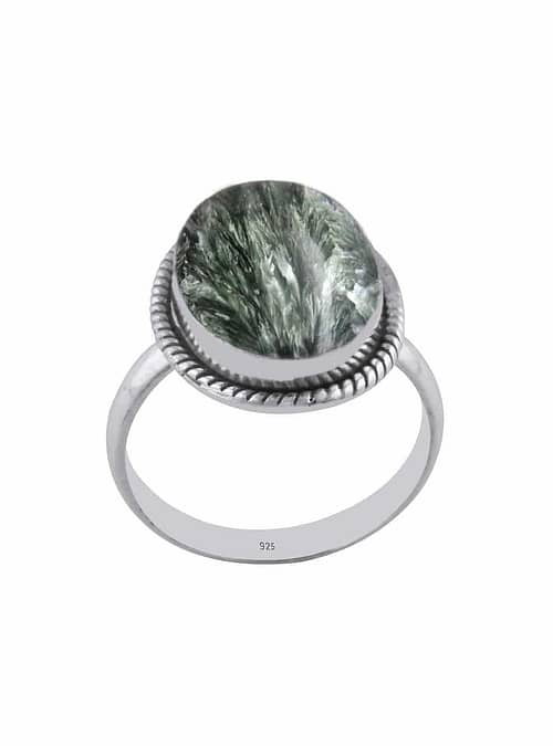 seraphinite-green-sterling-silver-ring