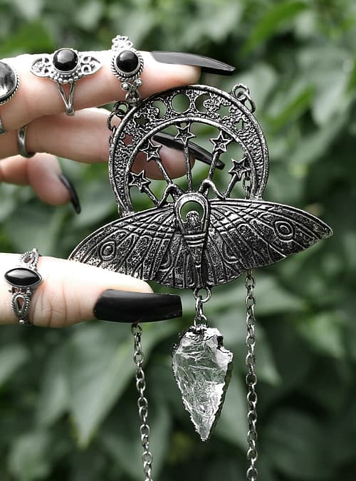 crystal-moon-moth-necklace-restyle-sterling-silver-rings-sold-by-hellaholics