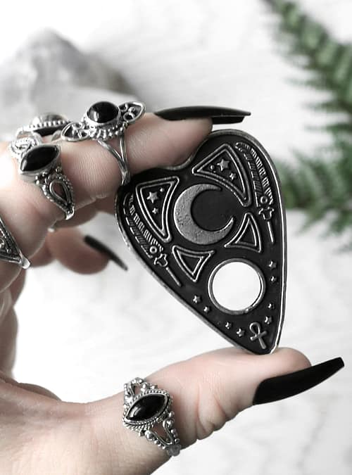 ouija-planchette-hair-clips-restyle-sterling-silver-rings-hellaholics