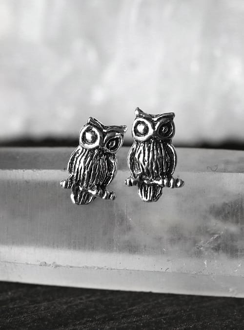 owl-stud-earrings-sterling-silver