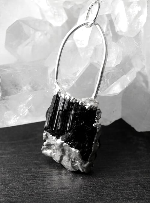 raw-silver-dipped-irregular-shaped-tourmaline-necklace-from-hellaholics