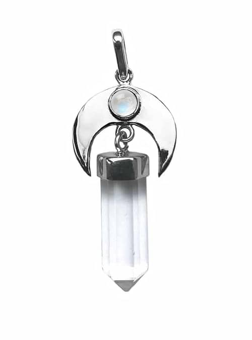 sterling-silver-moon-huntress-clear-crystal-quartz-moonstone-pendant-1