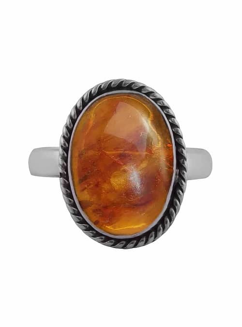 gaia-amber-sterling-silver-ring-front-hellaholics