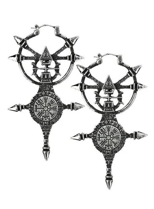 vegvisir-silver-earrings-restyle-sold-hellaholics