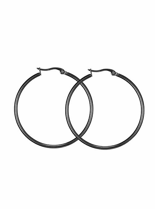 dark-stainless-steel-hoops-4cm-hellaholics