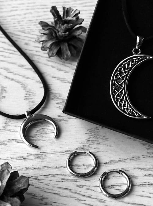 norse-crescent-moon-hoops-stainless-steel-hellaholics
