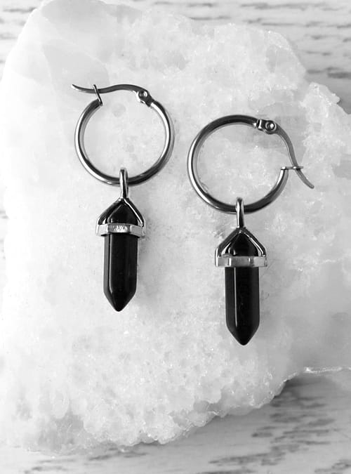 obsidian-hoop-earrings-stainless-steel-hellaholics
