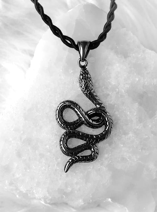 serpent-snake-stainless-steel-amulet-necklace-hellaholics (kopia)