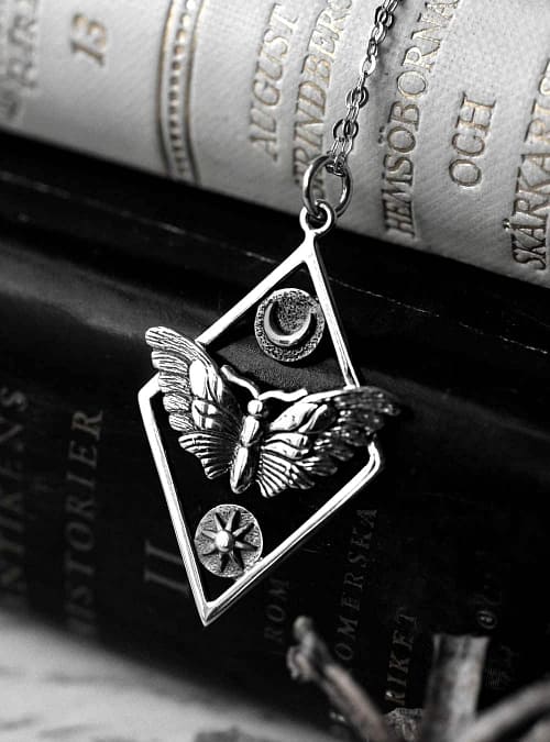 celestial-moth-silver-necklace-hellaholics (1)