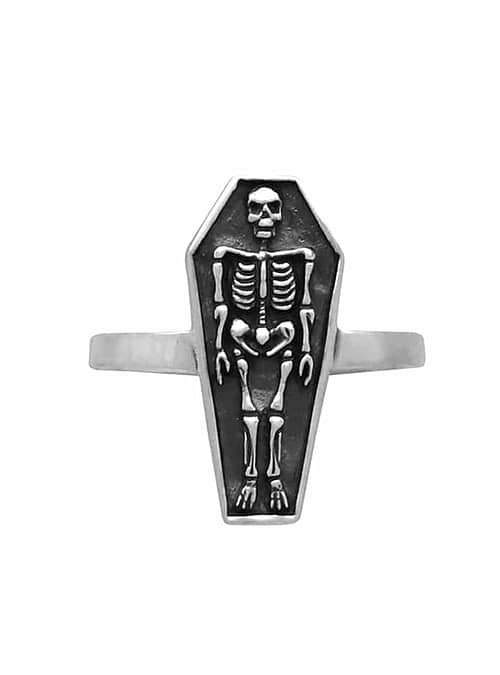 skeleton-coffin-sterling-silver-ring-front-hellaholics