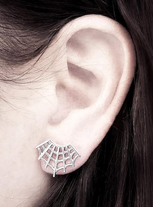 spider-web-sterling-silver-earrings-hellaholics-ear