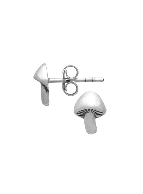mushroom-silver-stud-earrings-hellaholics