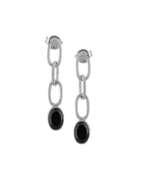 alix-onyx-sterling-silver-chain-earrings-hellaholics