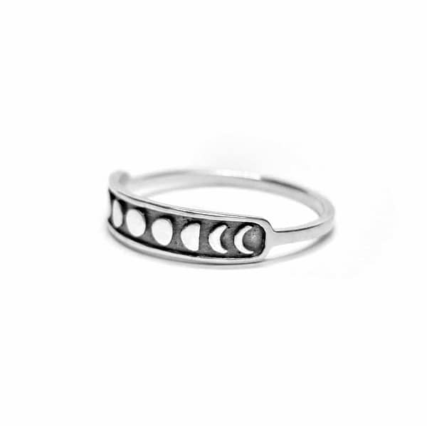 【HYERES LOR】25SS★ Champagne Full Moon Silver Clean Ring HYERES LOR】25SS☆ Champagne Full Moon Silver Clean Ring