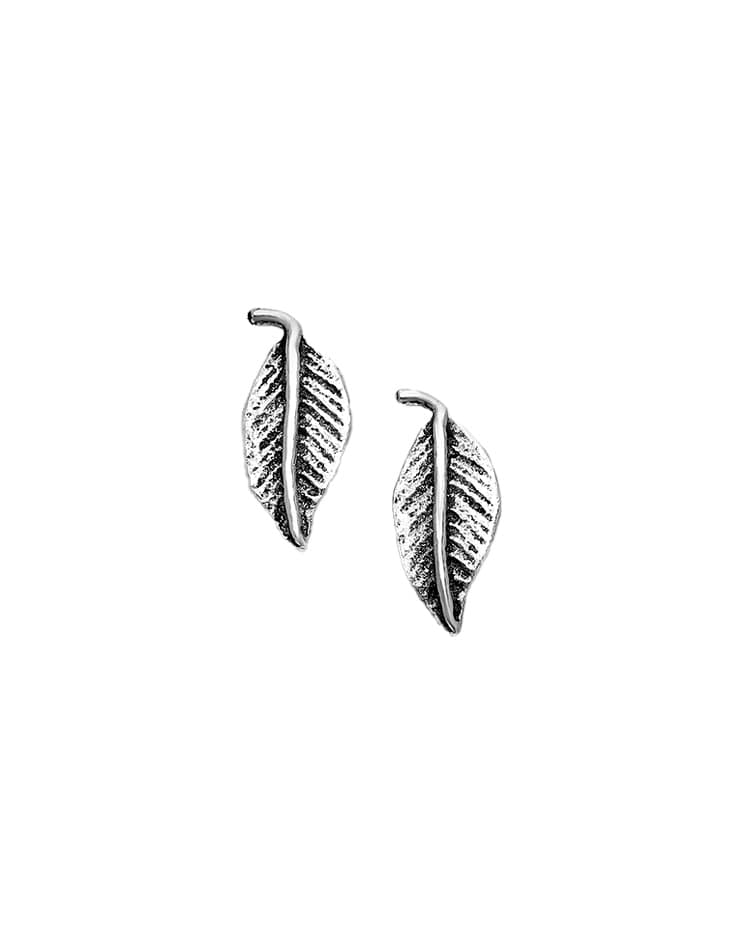 Daphne Silver Leaf Earrings