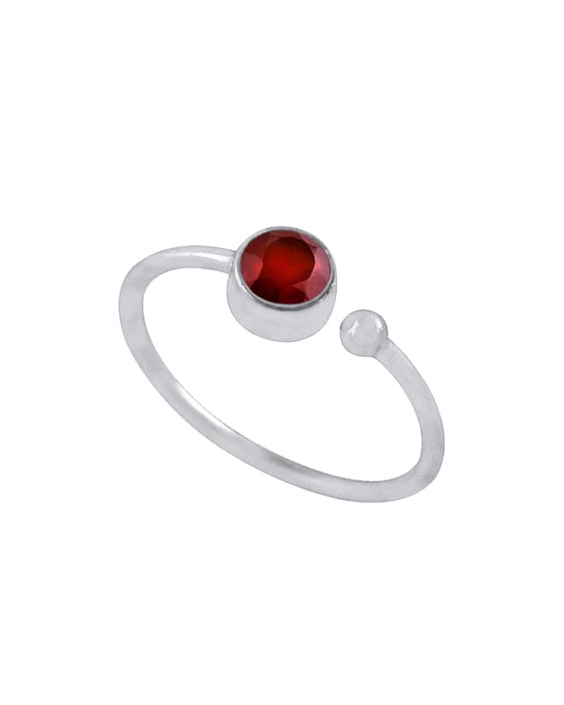Brianna January Birthstone Ring Garnet