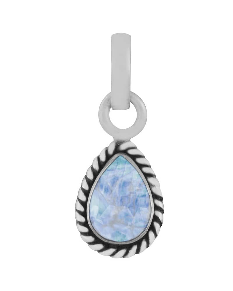 Indra Moonstone Crystal Sterling Silver Necklace
