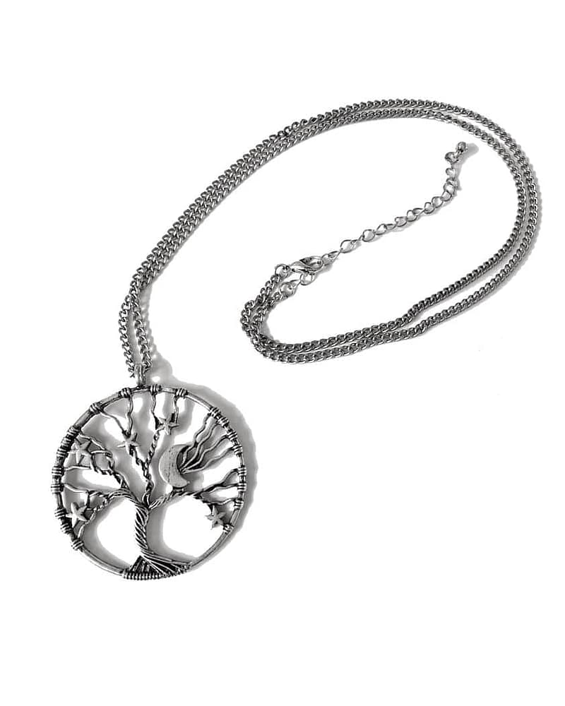 Wire Amulet World Tree Necklace