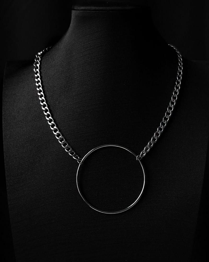 Oakley Stainless Steel Large O-ring Necklace