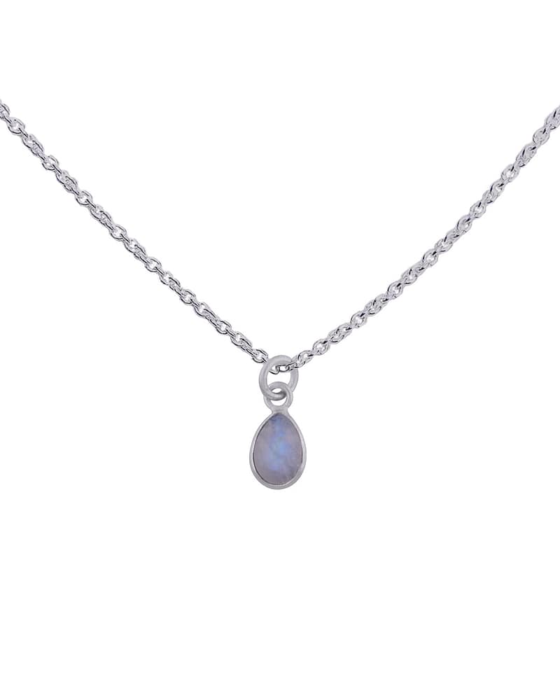 Idona Moonstone Silver Pendant Necklace