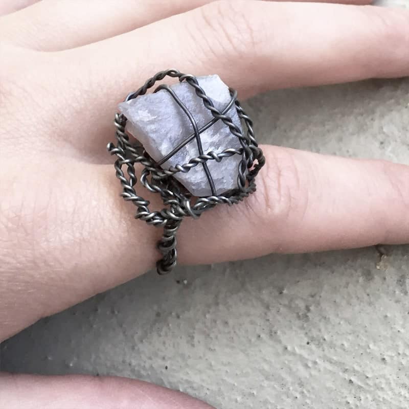 Vigorous Quartz Ring