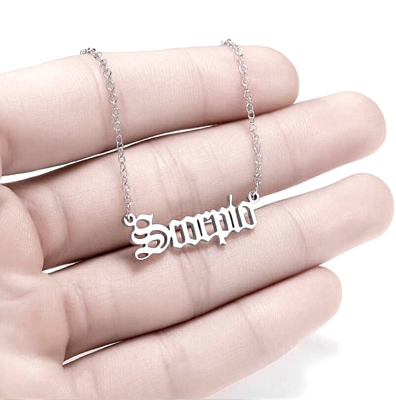 Stainless Steel Scorpio Necklace
