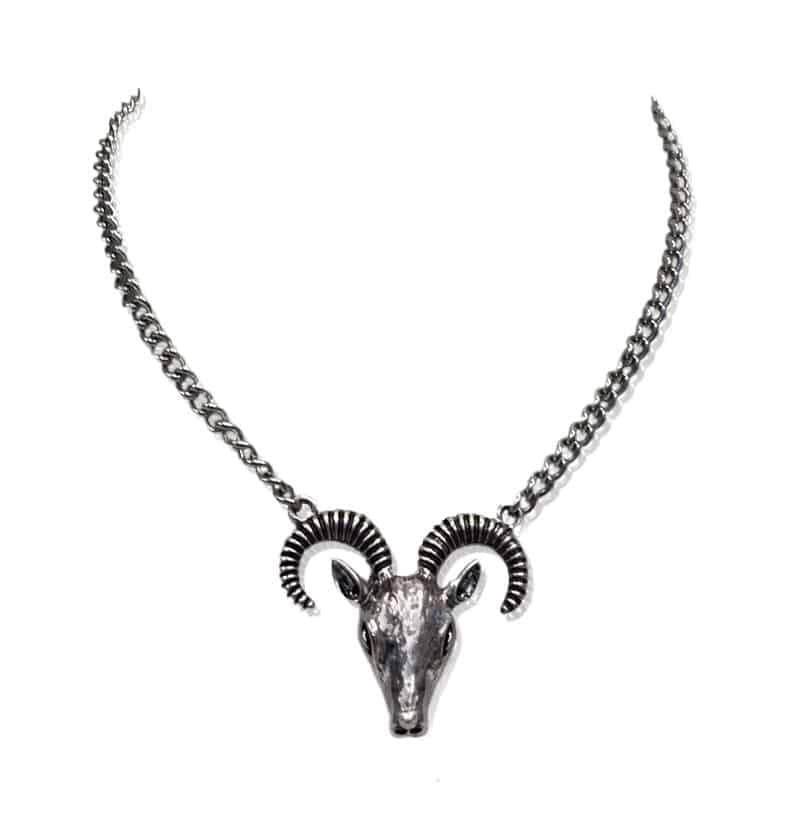 New! Ram Skull Choker