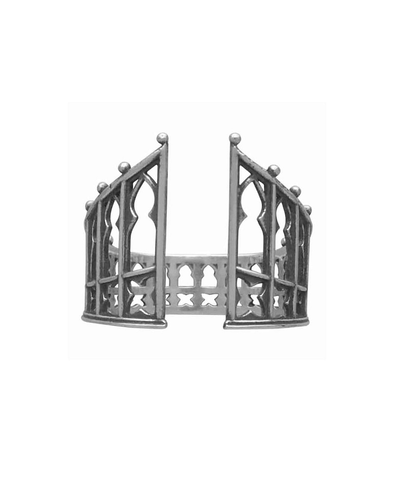 gothic-architecture-gate-ring-silver-front-hellaholics