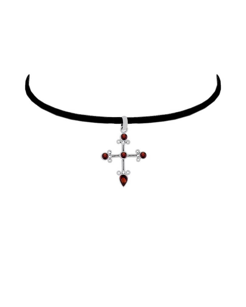 giselle-garnet-gothic-cross-necklace-choker-hellaholics (1)