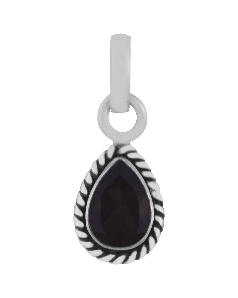 indra-onyx-cut-stone-teardrop-pendant-front-hellaholics