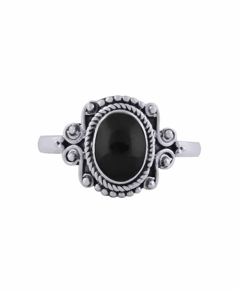 aditi-black-onyx-ring-silver-front-hellahoilcs