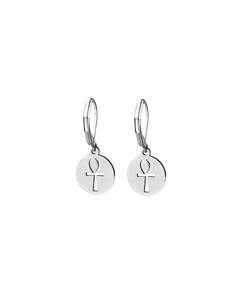 ankh-stainless-steel-leverback-earrings-front-hellaholics