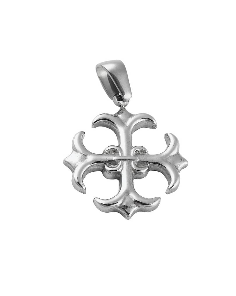 fleur-de-lis-cross-choker-close-up-hellaholics