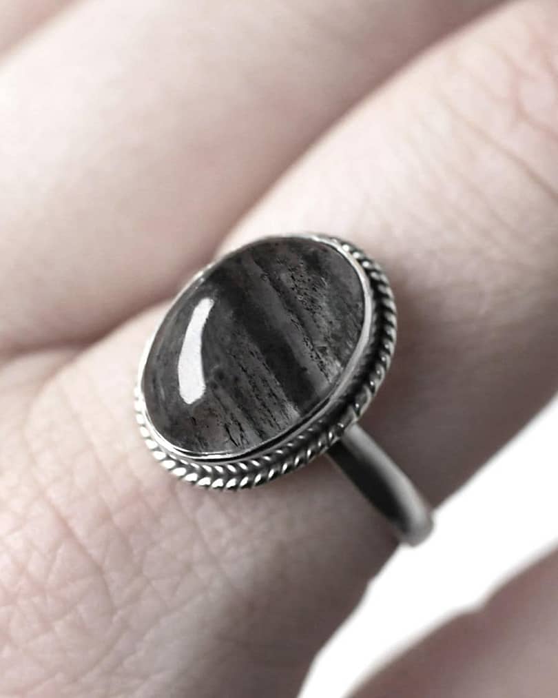 gaia-black-rutilated-quartz-silver-ring-close-up-hellaholics