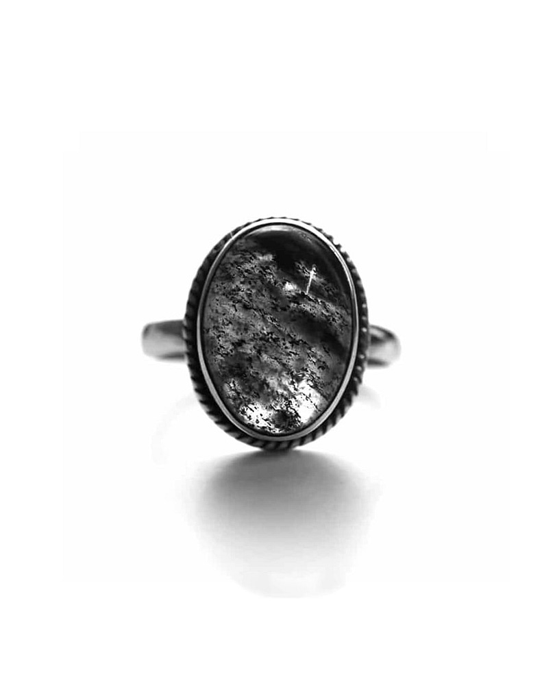 gaia-black-rutilated-quartz-silver-ring-front-hellaholics